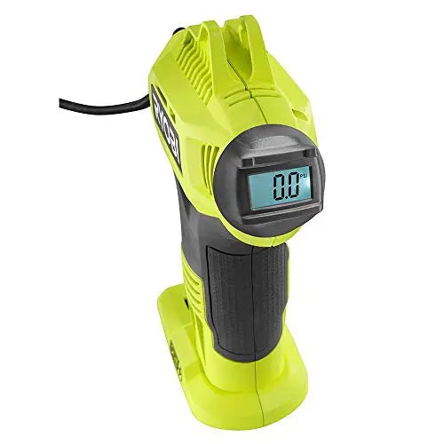 RYOBI ONE+ 18V Cordless Air Inflator – Digital Tire Pressure Gauge & Portable Pump