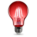 Feit Electric Light Bulb, LED, Red, 4.5 Watts
