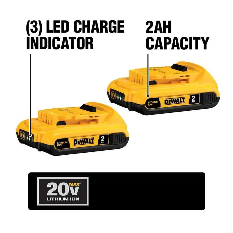 DEWALT 20V MAX 10-Piece Combo Kit – Brushless Drill, Impact Driver, LED Work Light & More