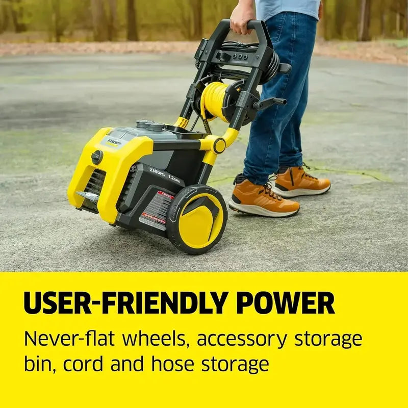 Kärcher K1700 Electric Pressure Washer – Includes 3 Nozzles & Detergent Tank
