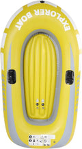 Dual-Chamber Inflatable Kayak Set – 2-Person Sport Raft with Welded Oar Locks, Grab Handles, Bow Rope & Ergonomic Design