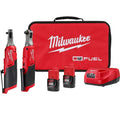 M12 FUEL 12V Li - Ion Brushless Cordless High Speed 3/8 In. Ratchet and M12 FUEL High Speed 1/4 In. Ratchet Combo Kit