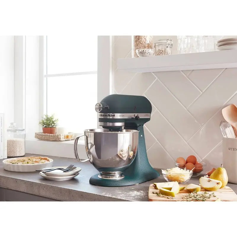 KitchenAid Artisan 10-Speed Stand Mixer – Hearth Hand Finish in Magnolia, Includes Accessories