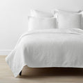 The Company Store Hillcrest Cotton Matelasse White Floral Twin Coverlet
