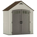 Covington 7 ft x 4 ft Compact Storage Shed – Durable, Space-Saving Backyard Solution