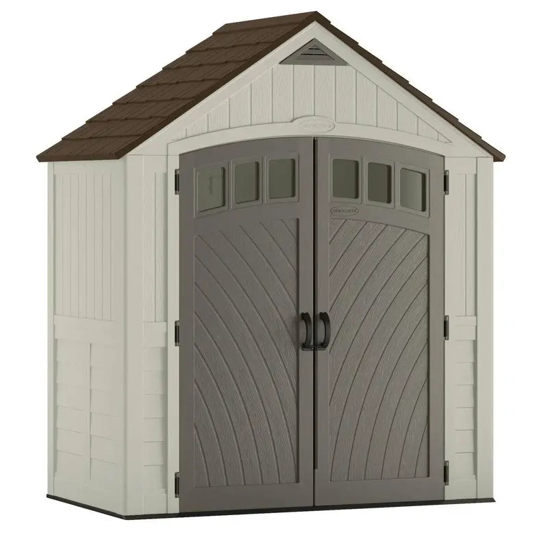 Covington 7 ft x 4 ft Compact Storage Shed – Durable, Space-Saving Backyard Solution