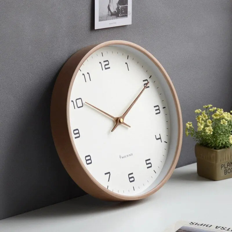 Scandinavian Silent Wall Clock – Simple, Functional, and Stylish