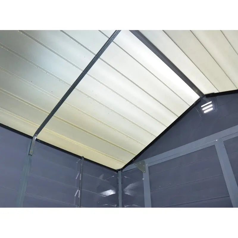 SkyLight 6′ x 7.5′ Polycarbonate Storage Shed – UV-Protected & Light-Diffusing