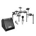 Professional-Grade Electronic Drum Kit – 8 Mesh Heads, Dual-Zone Snare, 10 Cymbals, 25W DA25 Amplifier