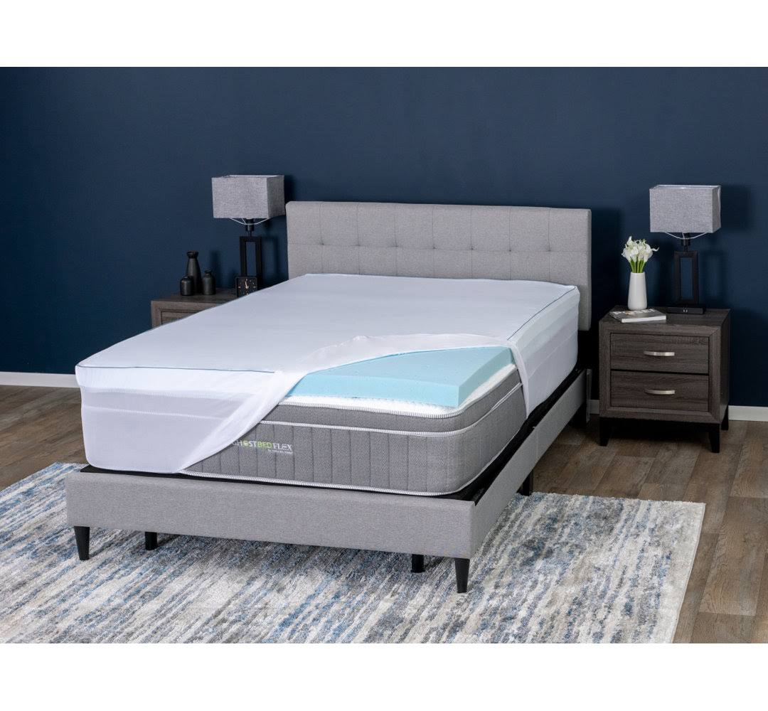 Aircool IQ 3" Memory Foam Mattress Topper GhostBed Bed Size: Queen