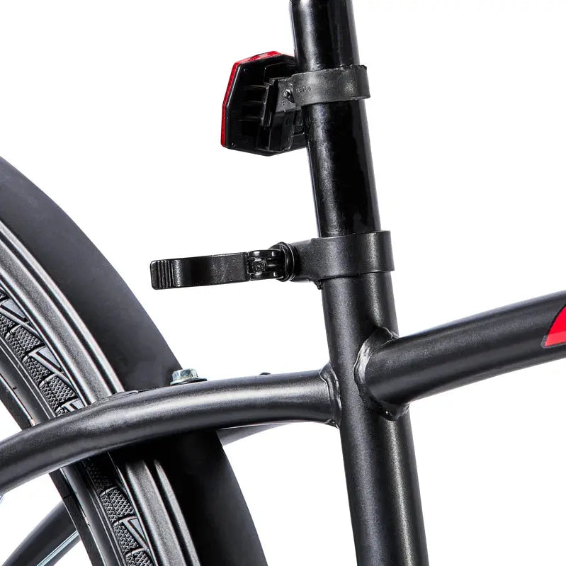 Concord Pacifica Cruiser Bike – Matte Black Adult Unisex Comfort Bicycle