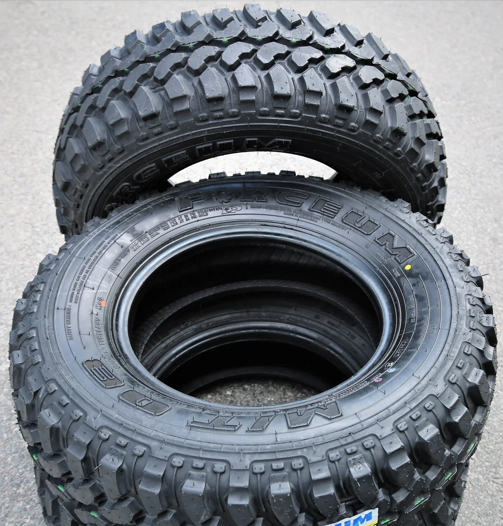 Set of 4 Forceum M/T 08 235/75R15 104/101Q C 6 Ply Mud Light Truck Tires