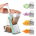 Dash Safe Slice Mandoline for Vegetables Meal Prep More with Thickness Adjuster Aqua