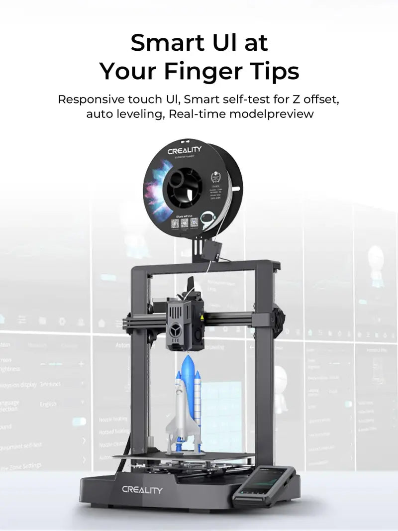 Creality Ender-3 V3 KE High-Speed 3D Printer – 500 mm/s Printing Velocity