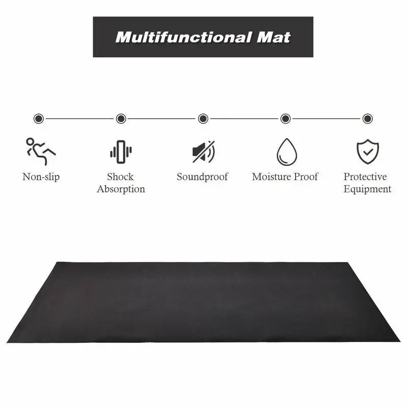 Premium Thick Treadmill Mat – 36″ x 78″ High-Density Waterproof PVC for Hardwood Floors