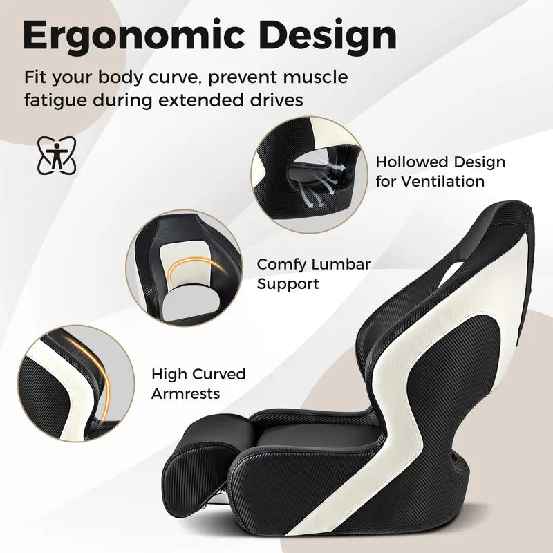Flip-Up Sports Boat Seat – Ergonomic Captain's Bucket Design with Waterproof PVC Upholstery