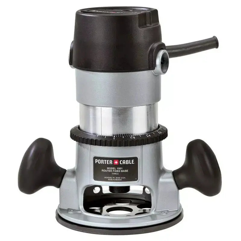 PORTER-CABLE 11-Amp Fixed-Base Router – Precision Woodworking Tool for DIY and Professional Applications