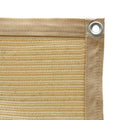 Shatex 90% Shade Fabric Sun Shade Cloth with Grommets for Pergola Cover Canopy 10 x 16, Wheat, Size: 10' x 16', Beige