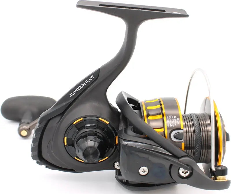 Daiwa BG Spinning Reel – Black Anodized Aluminum Body, Digigear Drive & Waterproof Saltwater Drag