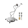 Janz Surface Cleaner Attachment for Pressure Washers – 4-Wheel Rotating Deck Scrubber