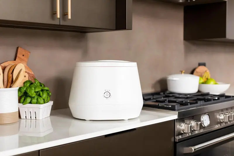 Lomi 3L Smart Kitchen Composter (90 Cycles) – Single Button Indoor Food Upcycler Bundle