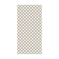 Veranda 4 ft. x 8 ft. Khaki Classic Diamond Vinyl Lattice, Green