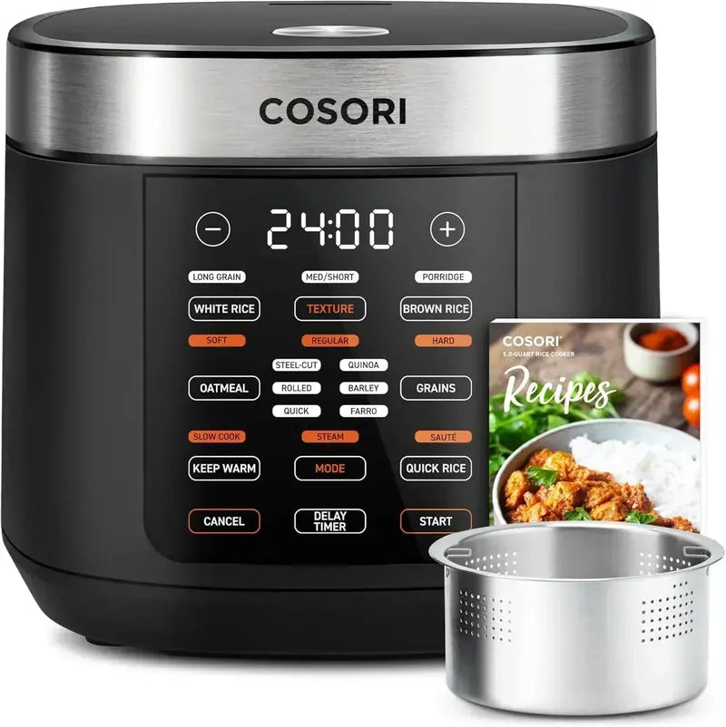 COSORI 6-Quart Electric Pressure Cooker – 9-in-1 Multi-Cooker with Enhanced Safety Venting
