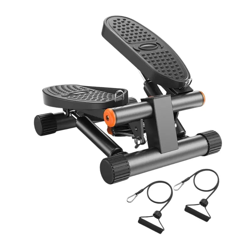 Compact Stepper Machine – Hydraulic Resistance + Attachable Exercise Bands