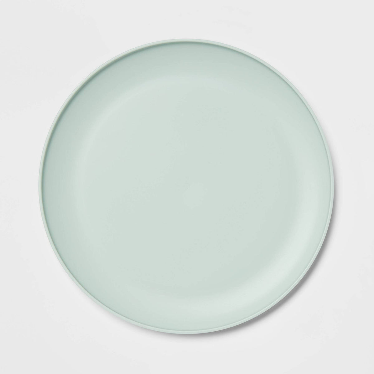 Room Essentials Plastic Dinner Plate - Green - 10.5 in