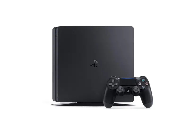Refurbished PlayStation 4 Slim – 1TB Storage Gaming Console with Streamlined Design