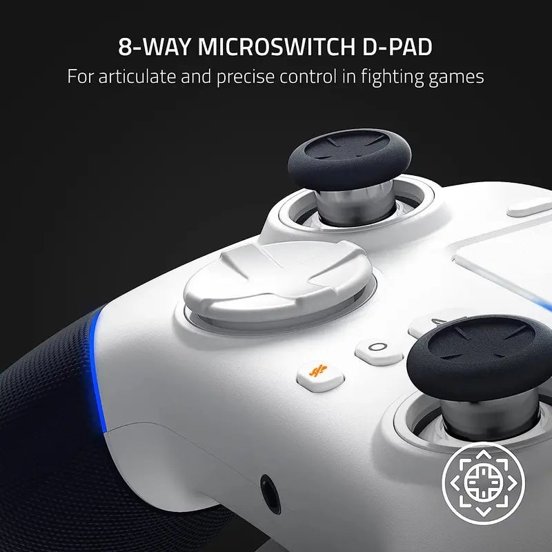 Razer Wolverine V2 Pro Wireless Gaming Controller – PS5 & PC Compatible, HyperSpeed, Mecha-Tactile Buttons, RGB (White, 2026)