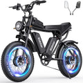 Q20 All-Terrain Fat Tire E-Bike – 2000W, 52V, 30–180 Mile Range for Adults