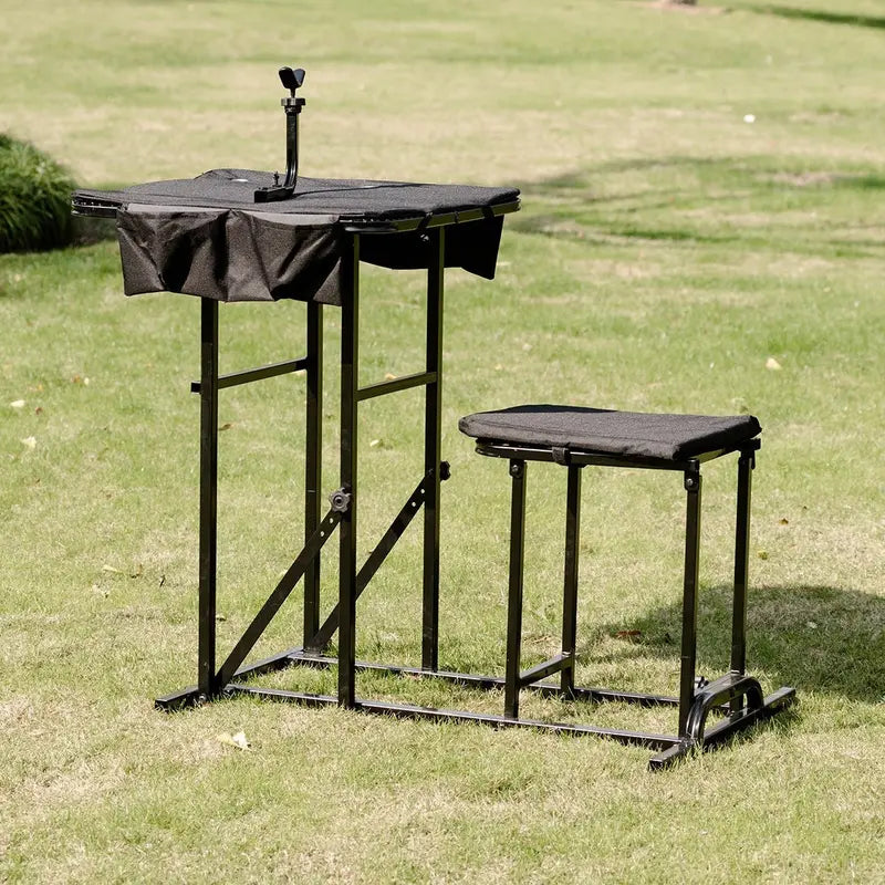 Portable Shooting Table and Seat Combo – Adjustable Field Shooting Platform