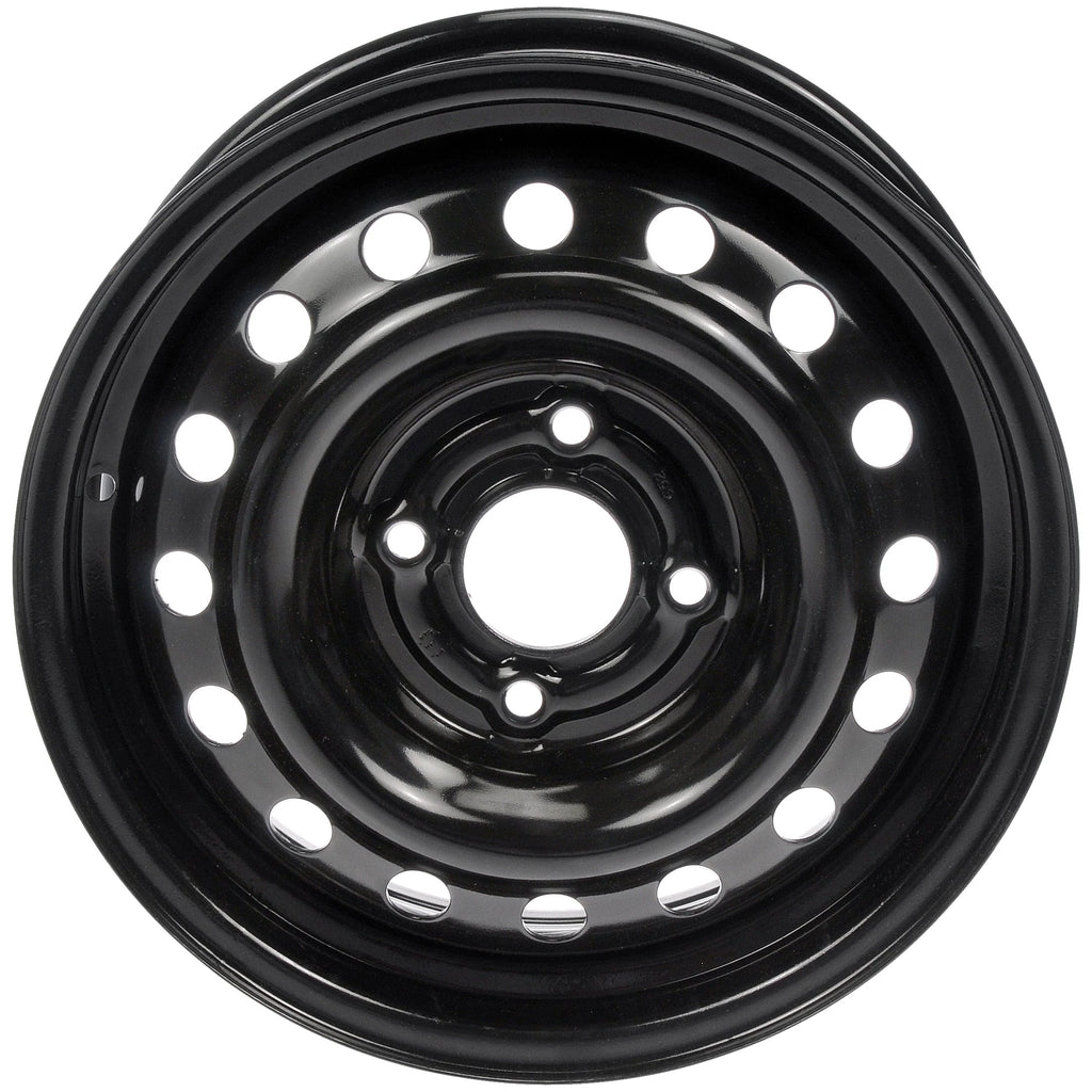 Dorman 939 - 135 Steel 15" Wheel Rim 15 x 5.5 - Inch 4 - Lug Black, for Specific Nissan Models Fits Select: 2007 - 2012 NISSAN VERSA