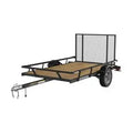 Karavan 5′ x 8′ Utility Trailer with Wood Floor & Sliding Rail System – Heavy-Duty Hauler for Tools, Equipment, and Gear