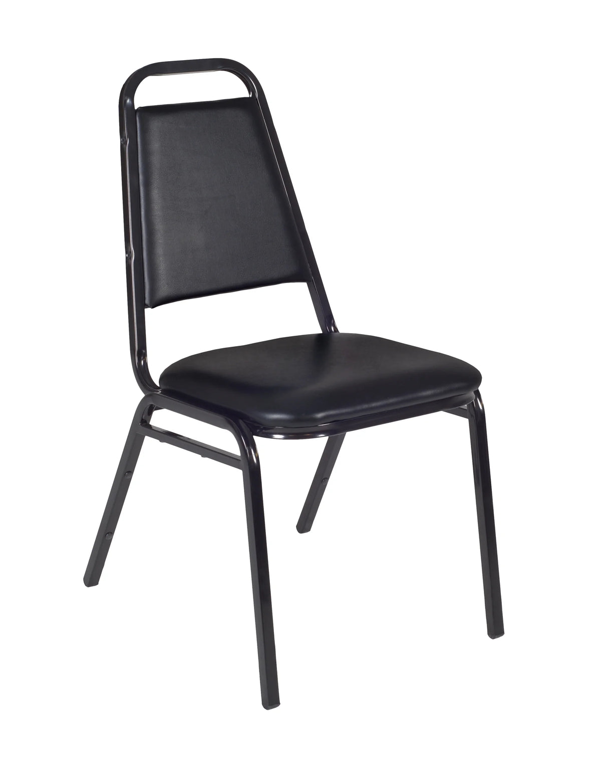 Regency Restaurant Stack Chairs, Black, PK40 8029BK40PK