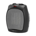 Basics 1500W Ceramic Personal Heater with Adjustable Thermostat Black