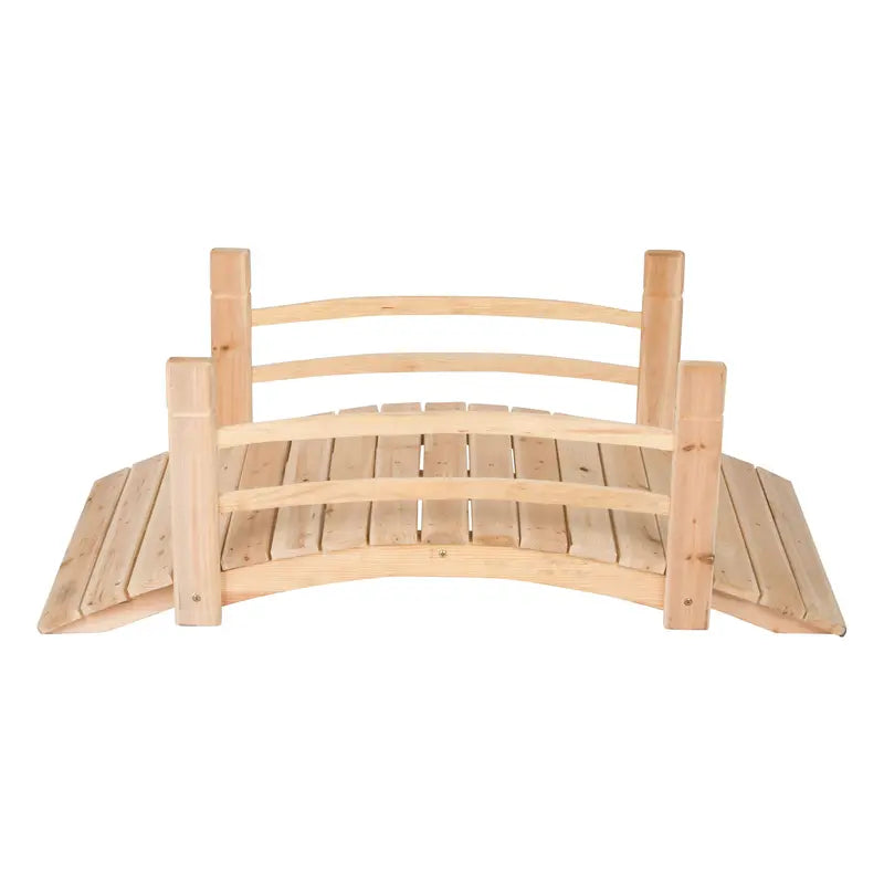 Shine Company 4 Ft. Cedar Garden Bridge – Natural
