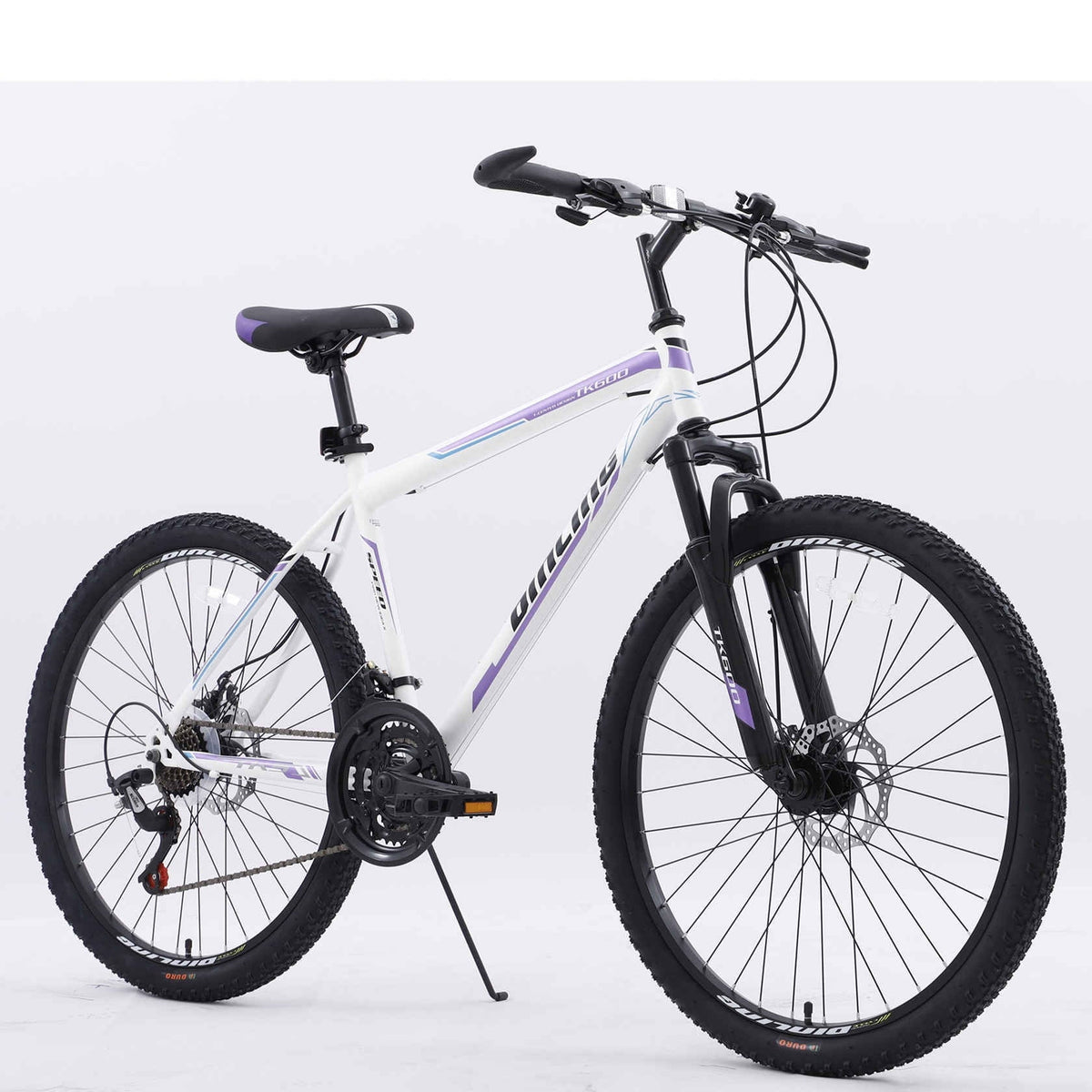 YAPENG Adults Hybrid Bikes, Shimano 21 Speeds Mountain Bike, 26 in Wheel Purple
