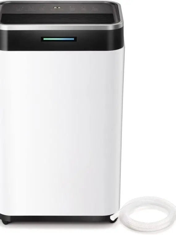 Dehumidifier for Home & Basement – 4500 Sq.Ft Coverage, 6.5L Tank, Drain Hose Included