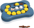 Gewiwss Dog Puzzle ToysDifficulty-Level Adjustable , Interactive Dog Toys for IQ Training and Mental Enrichment, Bone Shape Dog Enrichment Toy Gifts