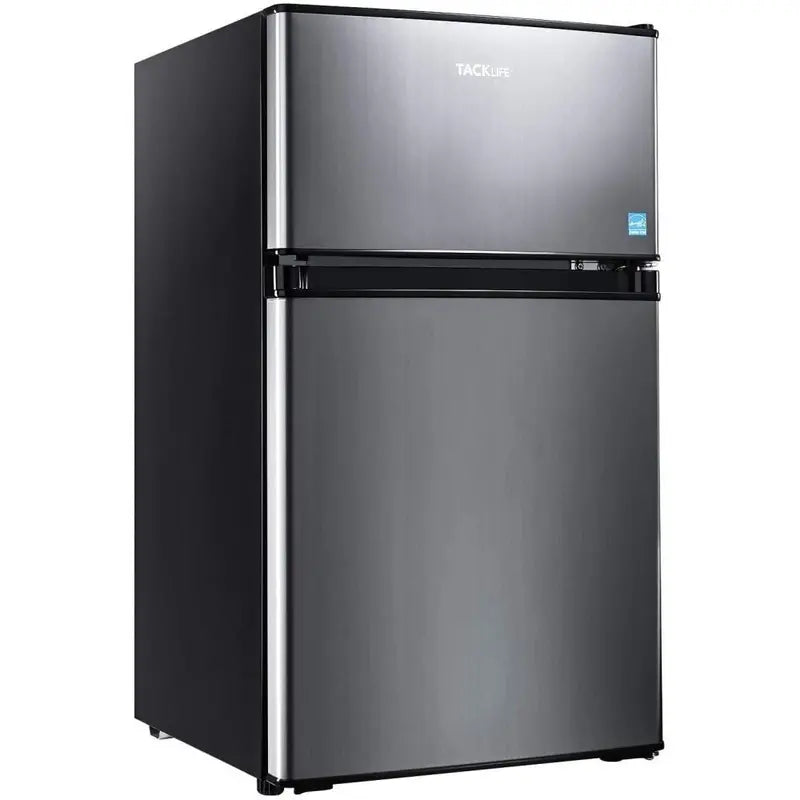 Compact Mini Fridge with Freezer – 3.1 Cu. Ft. Energy-Efficient Refrigerator Featuring LED Interior Lighting