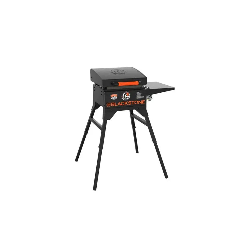 On-The-Go 17-Inch Griddle Station – Portable Outdoor Cooking Unit with Hood and Stand