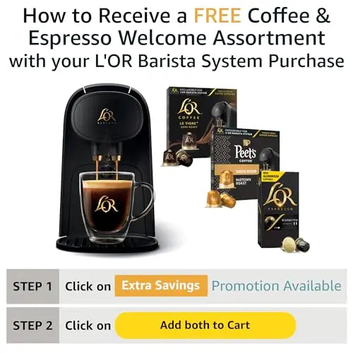 L OR Barista System Coffee and Espresso Machine Combo
