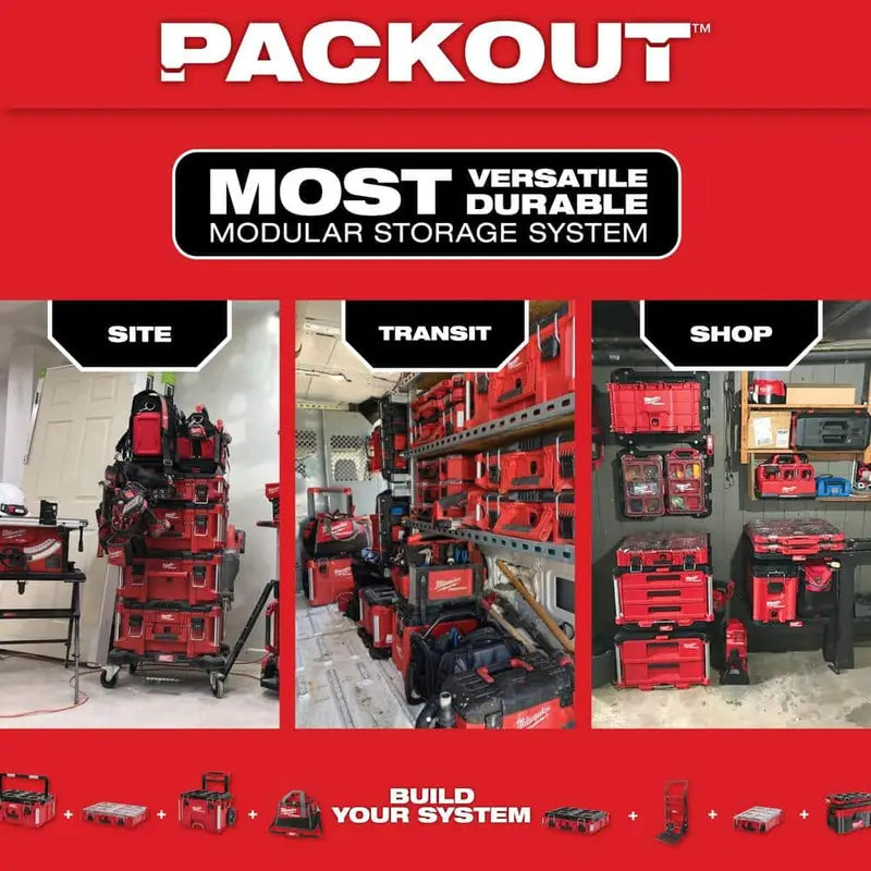 PACKOUT 22-Inch Rolling Tool Box Kit – Includes Large, Medium, and Rolling Storage Units (Model 8426/8425/8424)