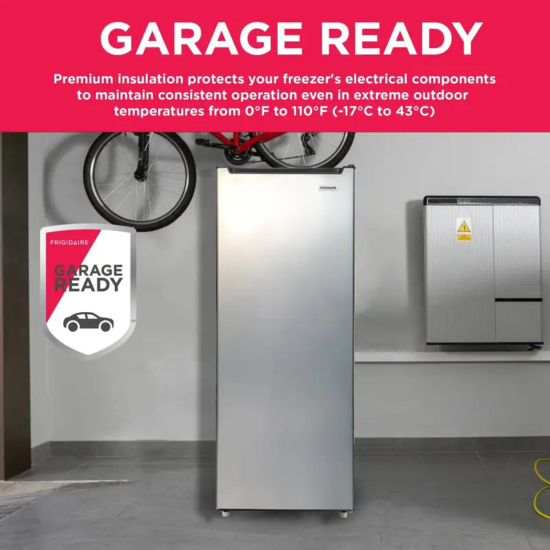 Frigidaire Upright Freezer – 6.5 Cu. Ft. Capacity, Energy-Efficient Design