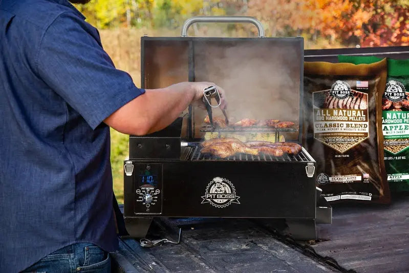 Pit Boss Copper Tabletop Pellet Grill – Compact Wood-Fired Cooking Solution