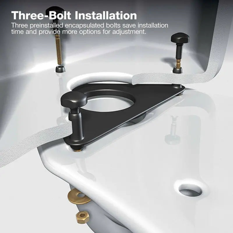 KOHLER Highline Arc Extra-Tall 2-Piece Elongated Toilet – 1.28 GPF Single Flush, White Finish with Seat (Model 78305-0)