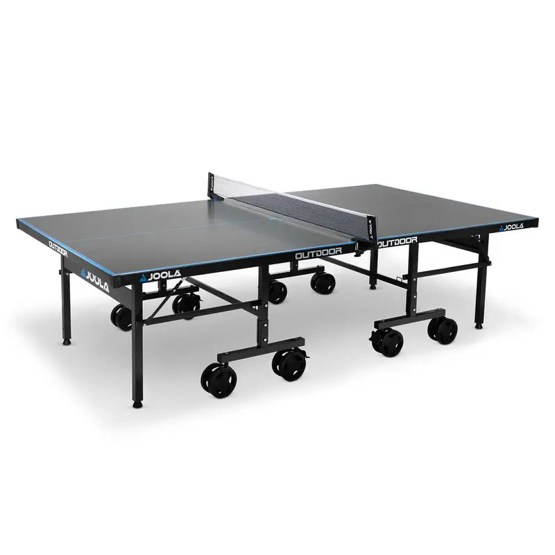 JOOLA J500A All-Weather Outdoor Table Tennis Table – Tournament-Grade, Foldable, Weather-Resistant Surface