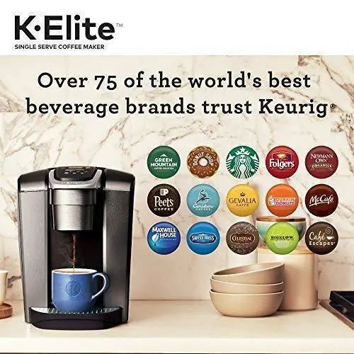 Keurig K-Elite Single-Serve Coffee Maker with Iced Coffee Setting and Brew Strength Control